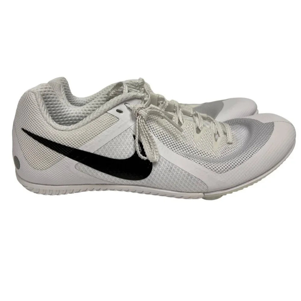 NEW Nike Men's Rival Multi Event Track & Field Spikes White Black 8.5 DC8749-100